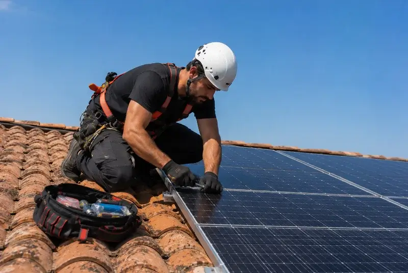 Maintenance et monitoring de panneaux solaires à Serres-Castet